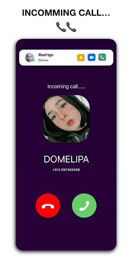 domelipa ?Video Call  Chat  Call prank