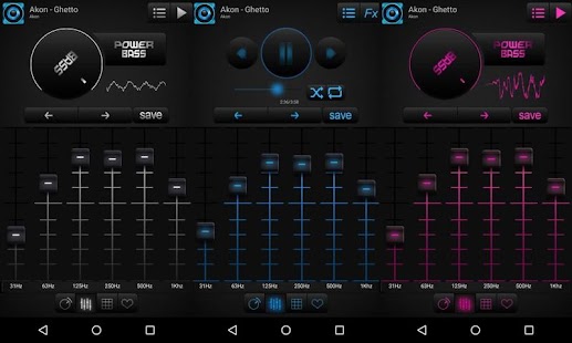 Bass Booster and Equalizer Pro Bildschirmfoto