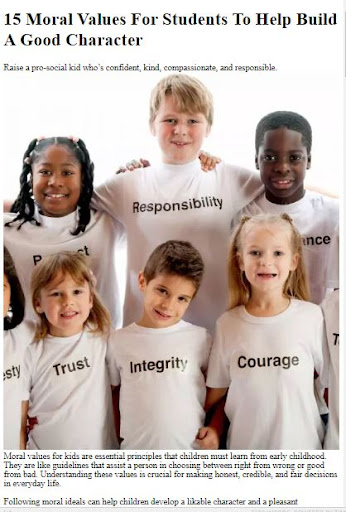 How to Teach Moral Values Screen 2