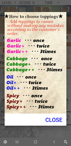 Ramen Shop Game Screen 3
