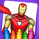 Iron Hero Superhero Coloring - Androidアプリ