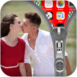 Romance Photo Zipper Lock icon