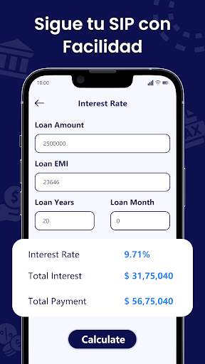 Captura de pantalla de Calculadora Financiera