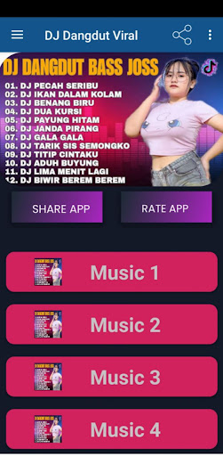 Android application DJ Dangdut Viral 2024 Offline screenshort