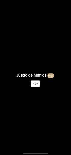 Android application Juego de Mímica PRO screenshort