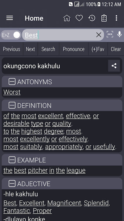 English Zulu Dictionary - 10.4.8 - (Android)