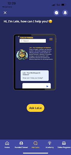 Fearless Founders Screen 3