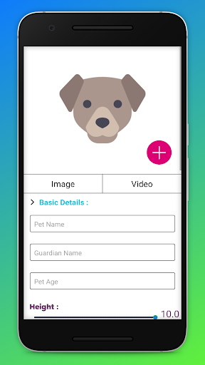 Android application pet social screenshort