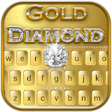 Luxury Gold Diamond Keyboard Theme icon