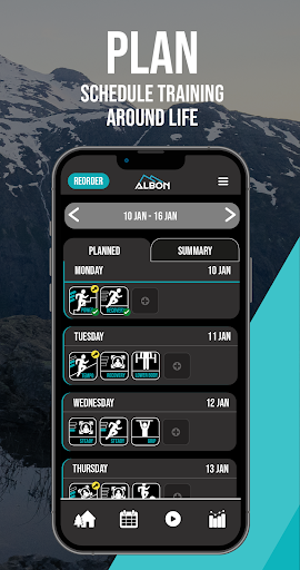 Android application AlbonApp screenshort