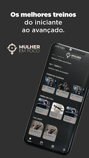 Android application Mulher em Foco screenshort