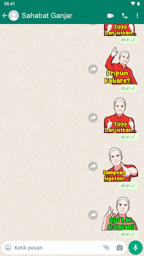 Stiker Ganjar Pranowo 2024 Screen 3
