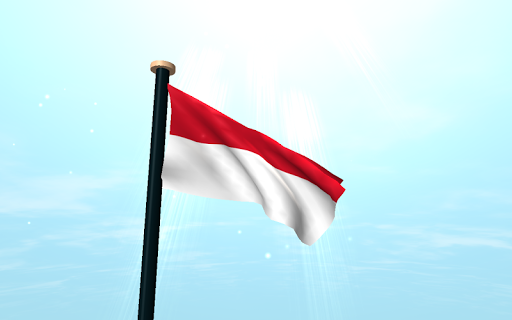 Monaco Flag 3D Live Wallpaper