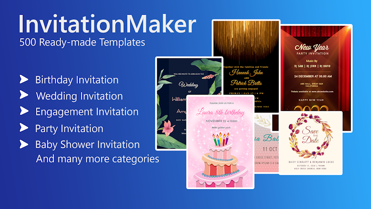Invitation card Maker, Design - 3.0 - (Android)