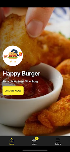 Android application Happy Burger screenshort