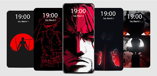 Android application Red Live Wallpaper Parallax screenshort