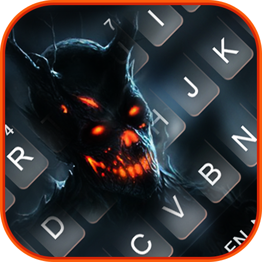 Burning Evil Demon Keyboard Theme