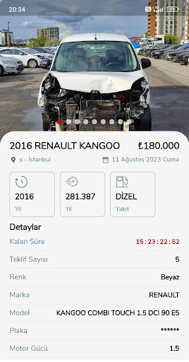 İkinci El Hasarlı Araç Satışı Screen 2