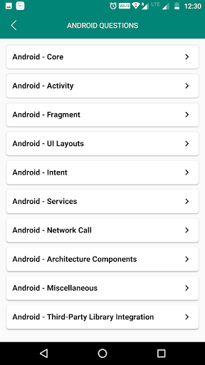 Android Interview Screen 2