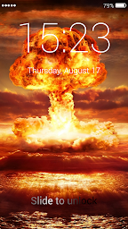 Nuclear Bomb Lock Screen & Wallpaper