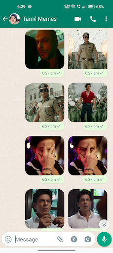 Jawan Animated Stickers Screen 3