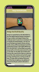 W28 Max Pro smart watch Guide