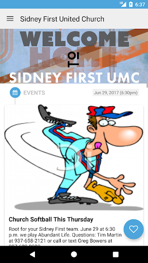 Sidney First UMC Screen 2