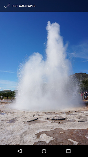 Android application Geyser Wallpapers screenshort