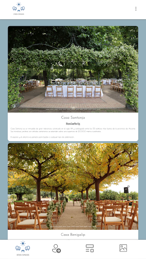 Android application Catering Cinco – OtrosEspacios screenshort