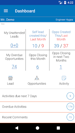 Aimil Crm : Sales & Marketing Screen 2