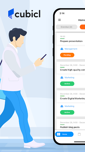Android application Cubicl screenshort