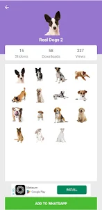Dog Stickers For WhatsApp
