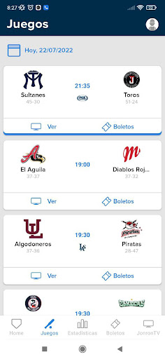Liga Mexicana de Beisbol LMB Screen 2
