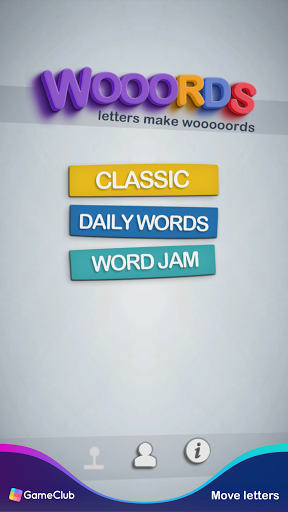 Android application Wooords - GameClub screenshort