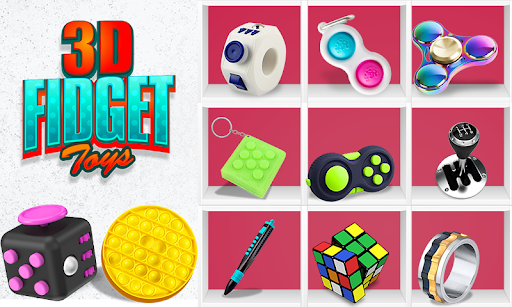 Fidget Cube Antistress Buttons 3D Toys Satisfying 1.0 screenshots 1