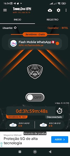 TunnelDog VPN 0.1.0 APK + Мод (Unlimited money) за Android