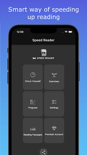 Android application Speed Reading Exercises screenshort
