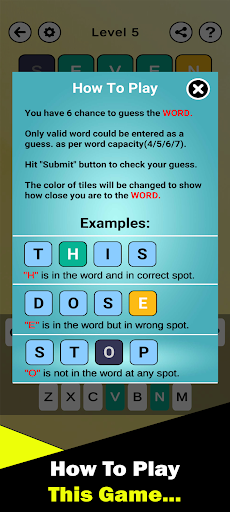 Word Guess - Guess Hidden Word Screen 2