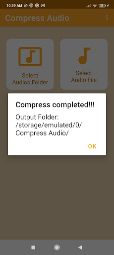 Compress Audios Screenshot 3 - AppWisp.com