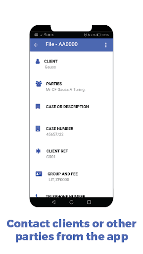Android application Lexpro Litigation screenshort