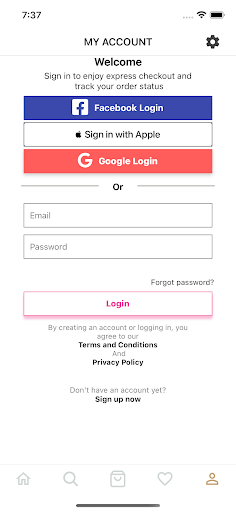 Android application Whoosh screenshort