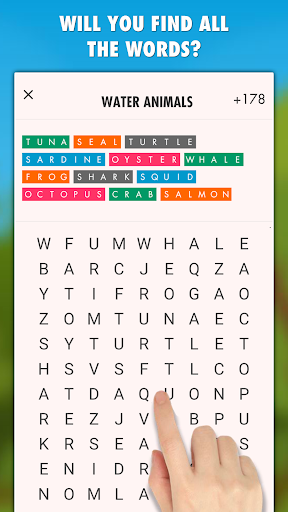 Android application Word Search 800 PRO screenshort