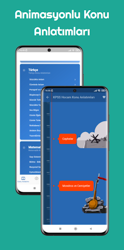 Android application KPSS Hocam screenshort