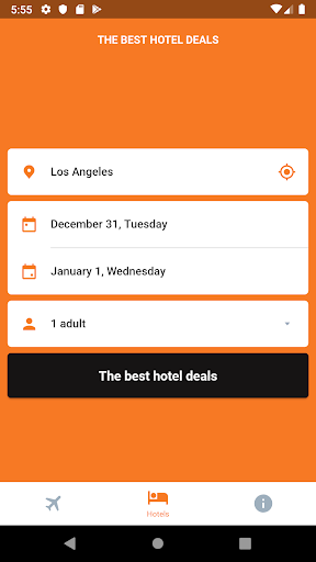 FullTravel App Flights hotels Screen 3