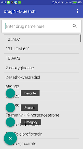 Drug INFO Screen 3