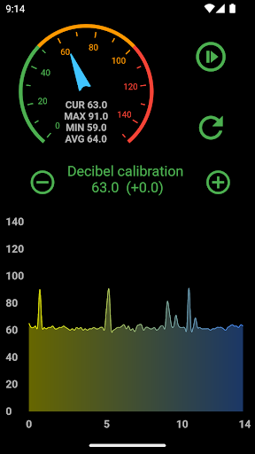 Simple Noise Meter Screen 3