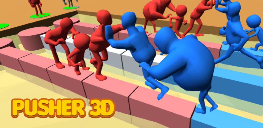 Pusher 3D banner