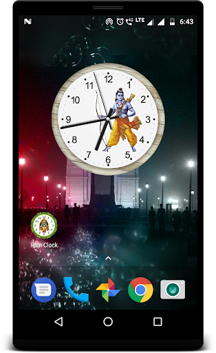 Shree Ram clock wallpaper Screen 3