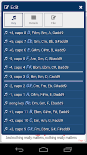 GuitarTapp ChordPro Screenshot
