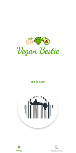 Android application Vegan Bestie screenshort